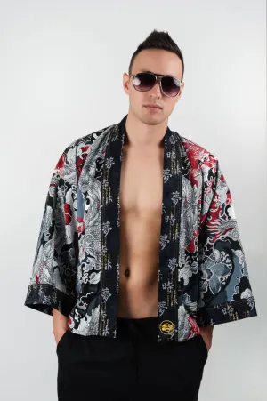 "Tattoo Dragon" Kimono Hipster