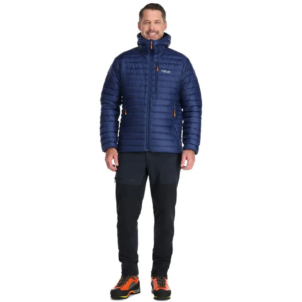Rab Men's Microlight Alpine Down Jacket (Deep Ink/Marmalade)