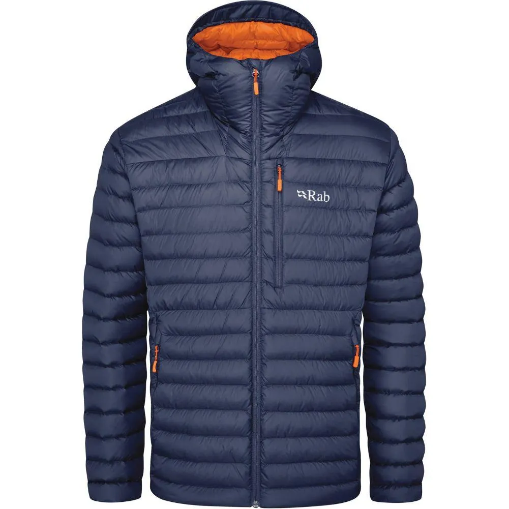 Rab Men's Microlight Alpine Down Jacket (Deep Ink/Marmalade)