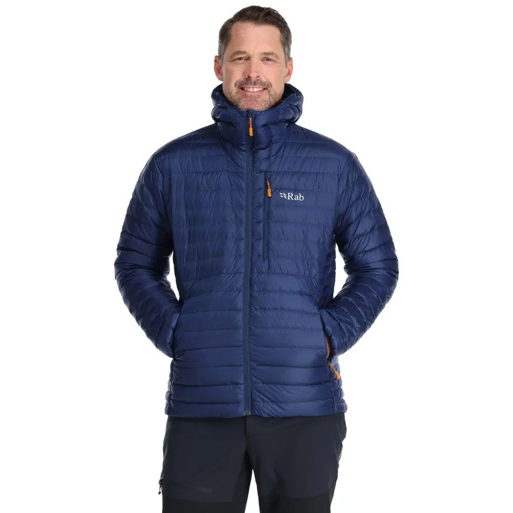 Rab Men's Microlight Alpine Down Jacket (Deep Ink/Marmalade)