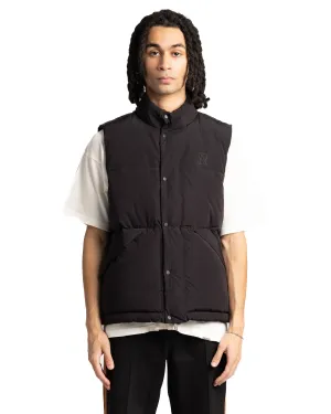 Represent Puffer Gilet Jet Black