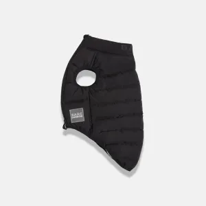 Reversible Dog Puffer Jacket: Black & Off White