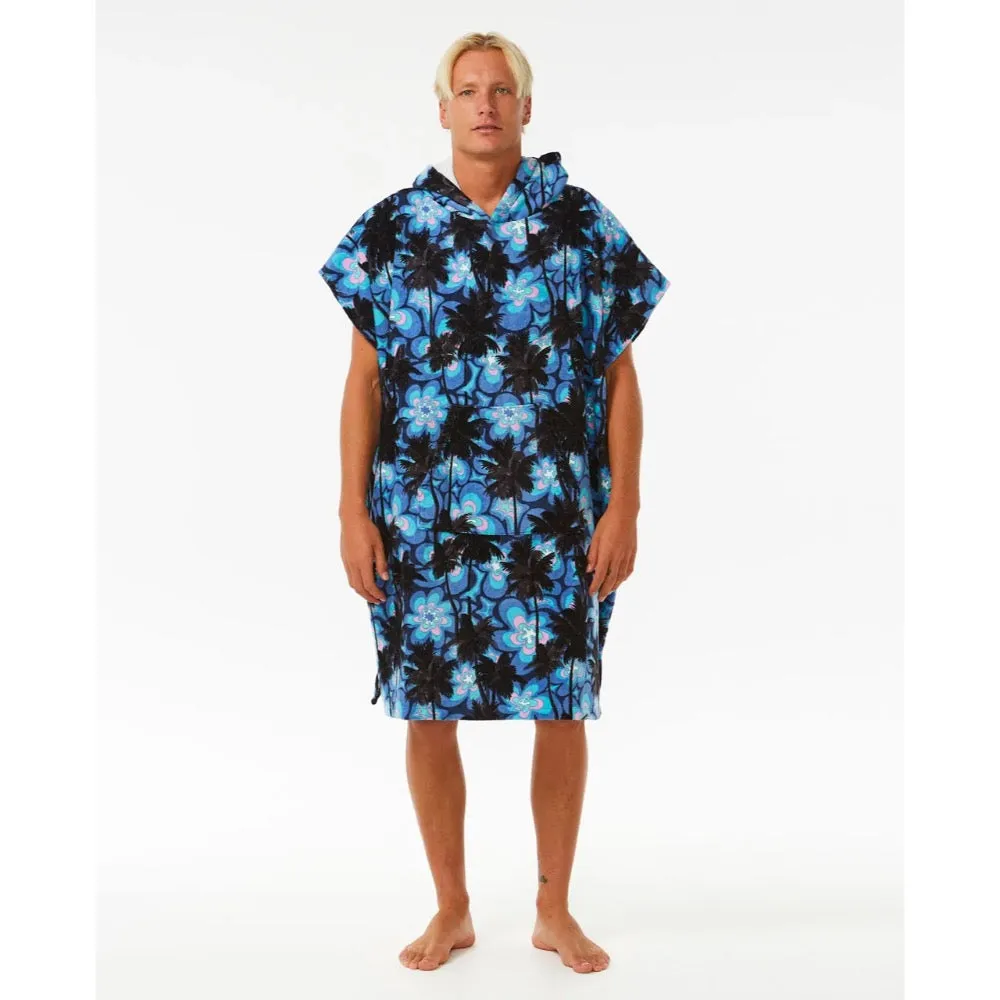 RIP CURL COMBO HOODED TOWEL BLUE YONDER