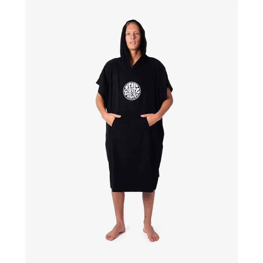 RIP CURL SURF CHANGING PONCHO BLACK