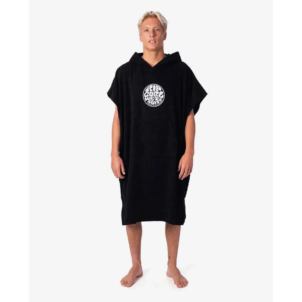 RIP CURL SURF CHANGING PONCHO BLACK