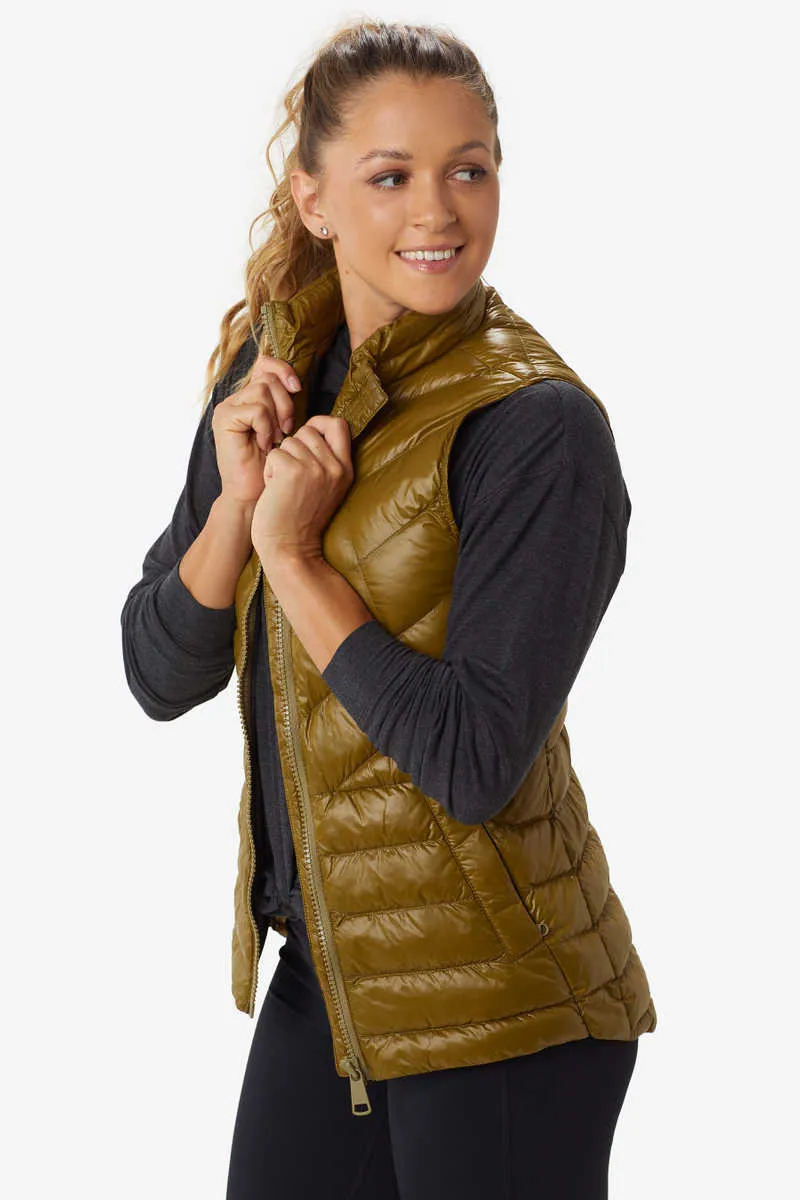 ROSE PACKABLE VEGAN DOWN VEST