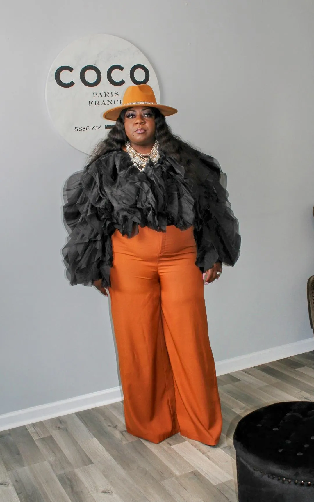 Ruffled Tulle Top "The Afterparty"