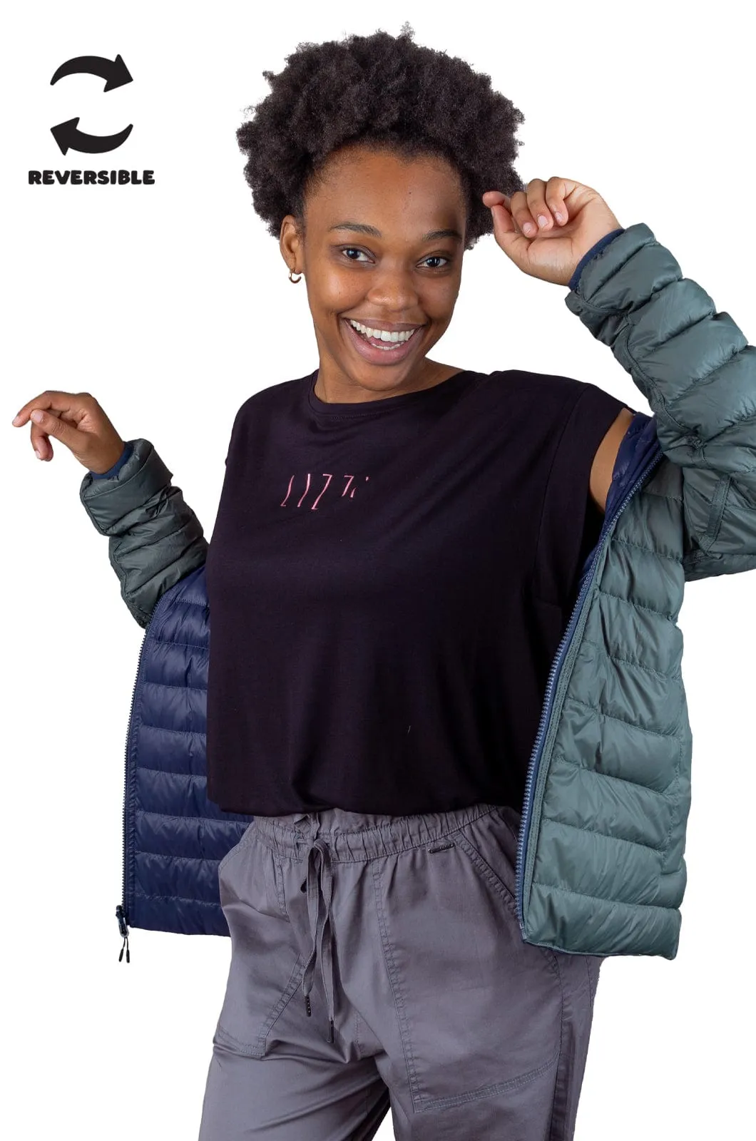 Saydee - Ladies Reversible Puffer