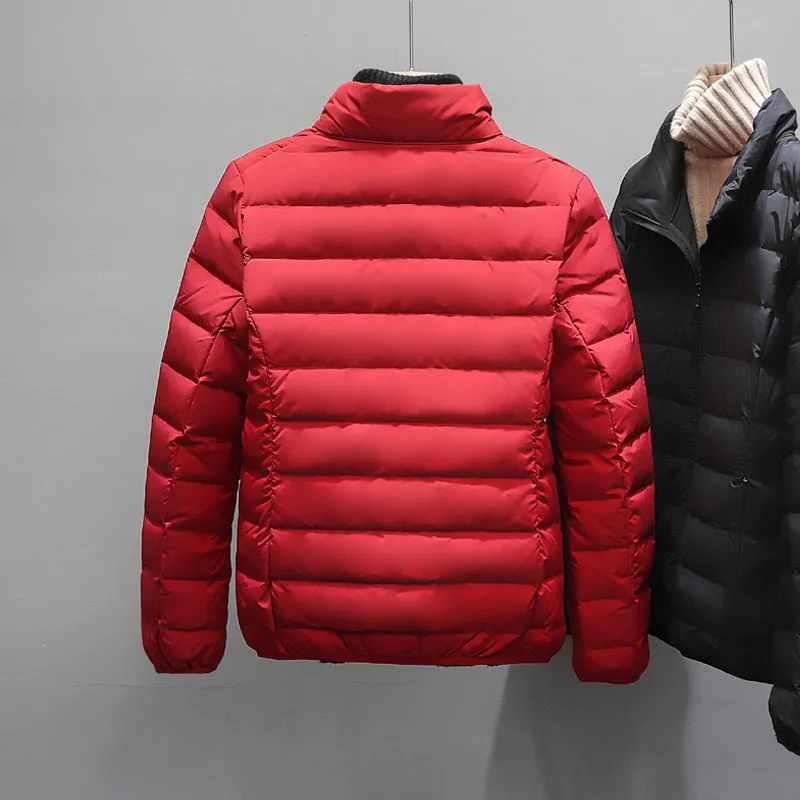 Seamless Winter Puffer Jackets for Women