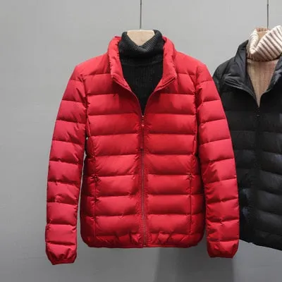Seamless Winter Puffer Jackets for Women