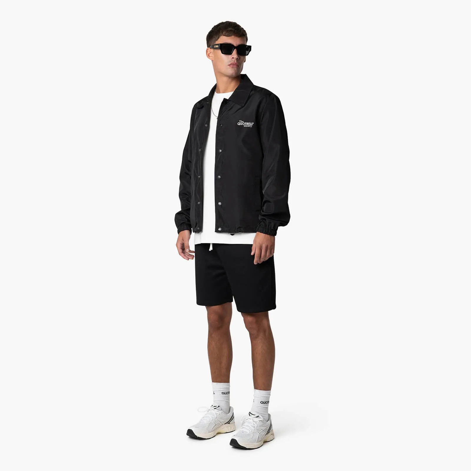SOCIETY JACKET | BLACK/WHITE