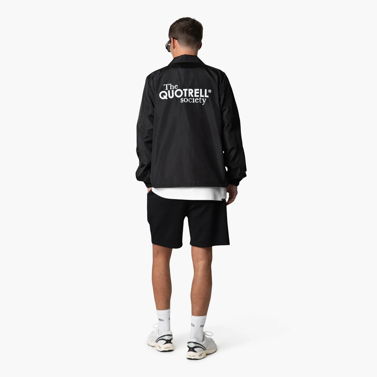 SOCIETY JACKET | BLACK/WHITE