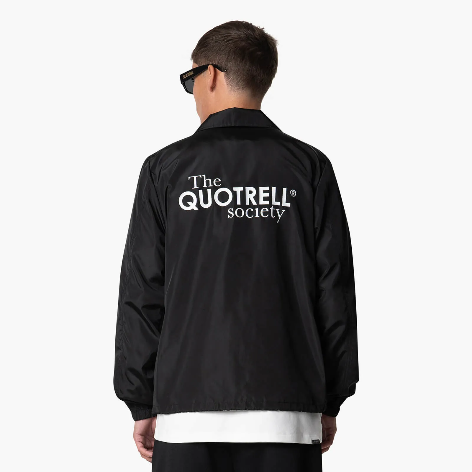 SOCIETY JACKET | BLACK/WHITE