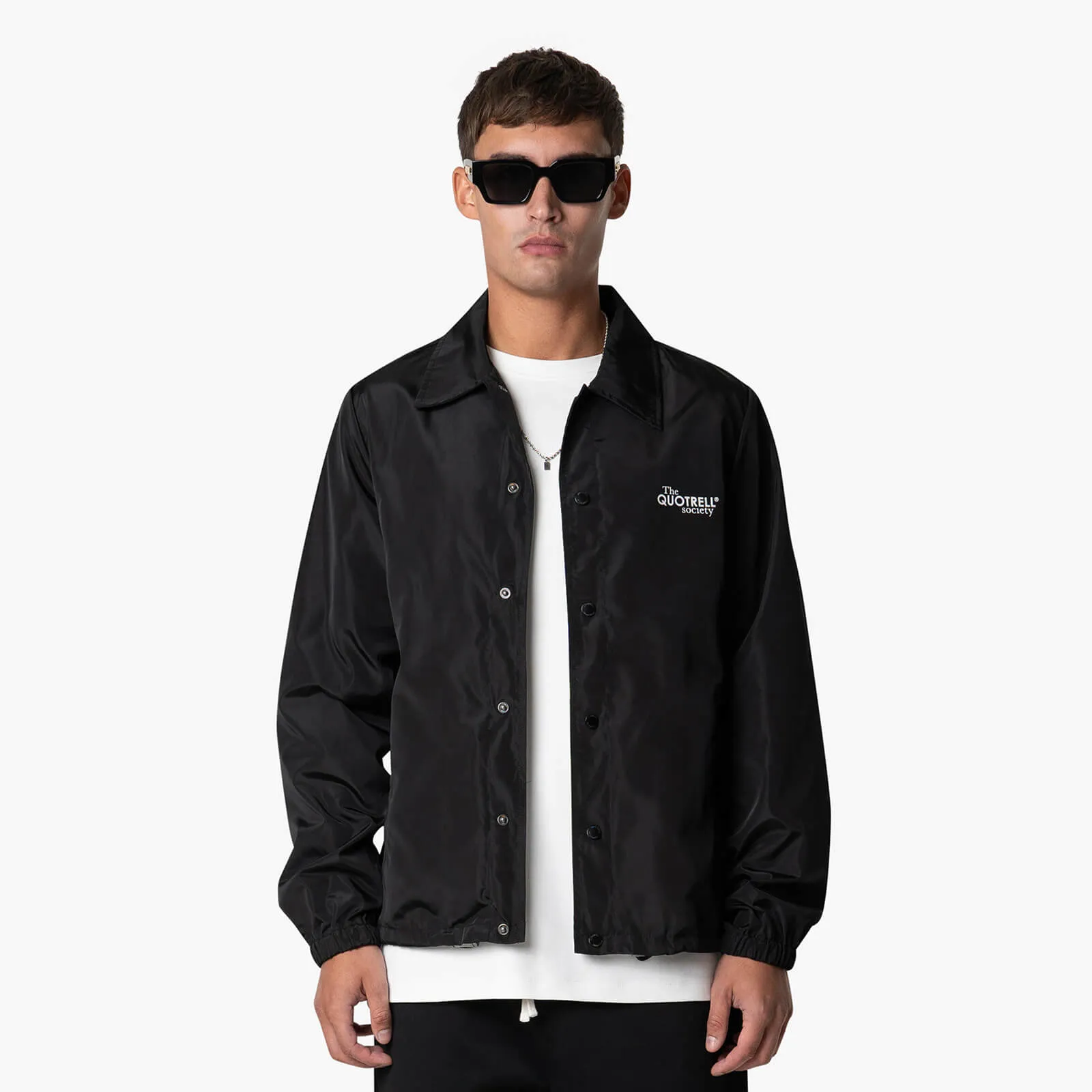 SOCIETY JACKET | BLACK/WHITE