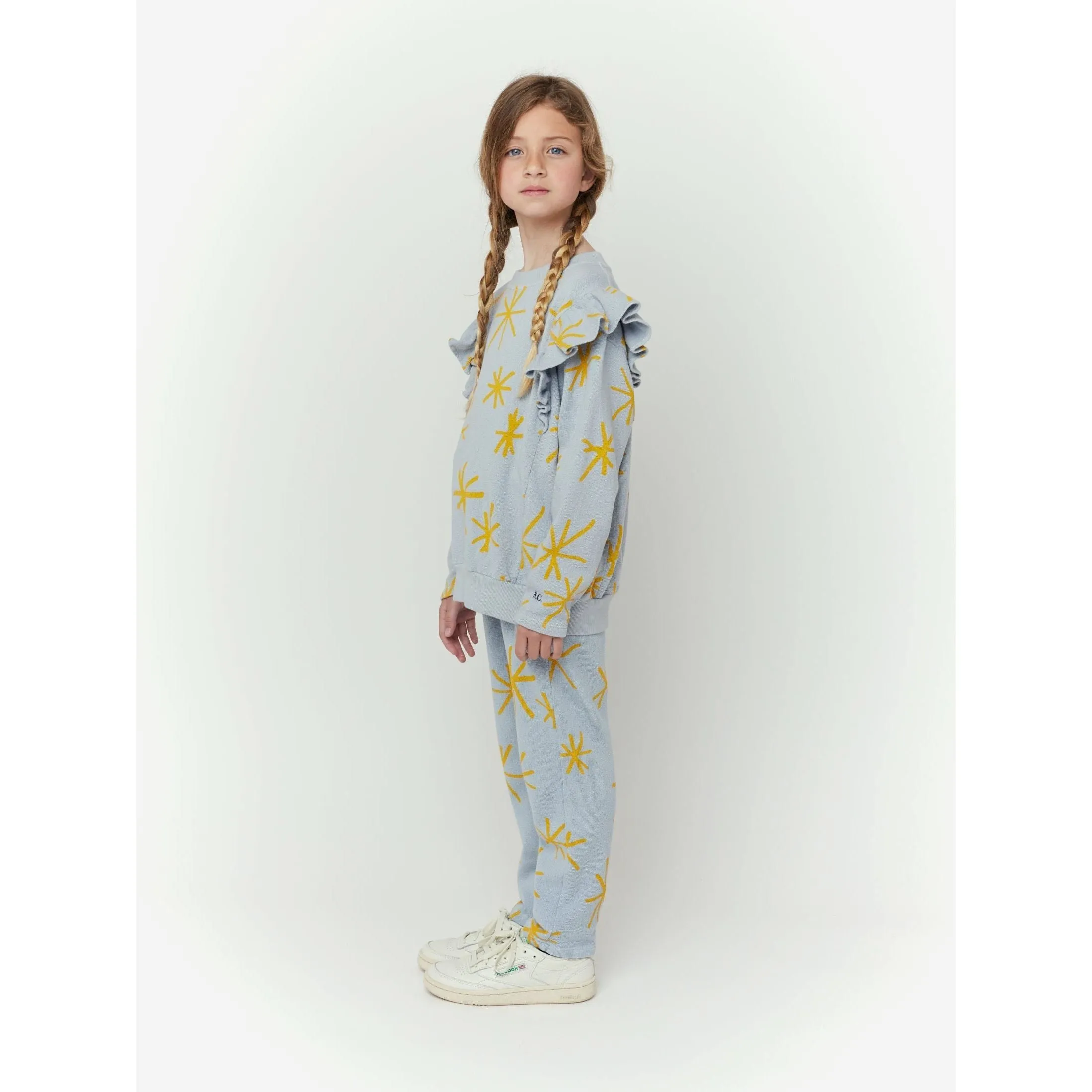 Sparkle All Over Ruffle Sweatshirt