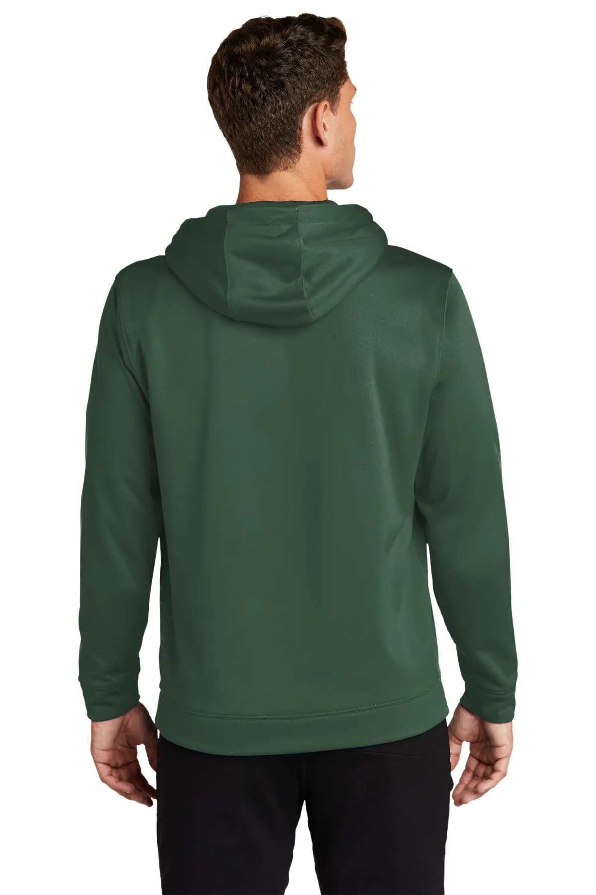 Sport-Tek Sport-Wick Fleece Hooded Pullover.  F244 Forest Green