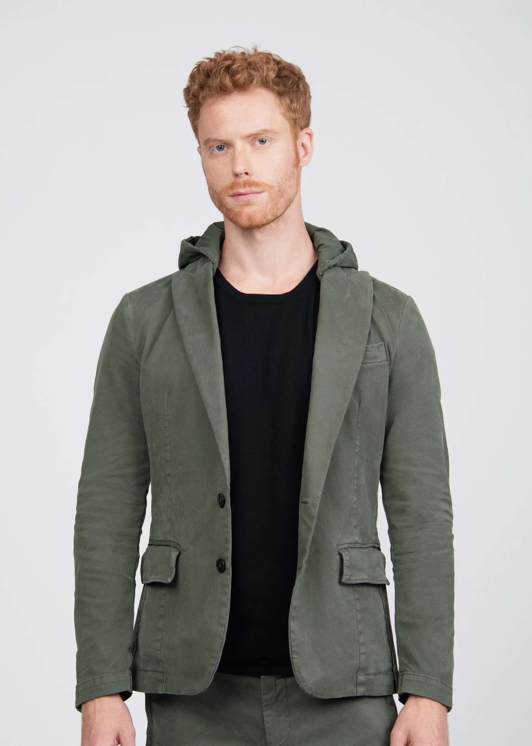 STAPLE HOODED BLAZER