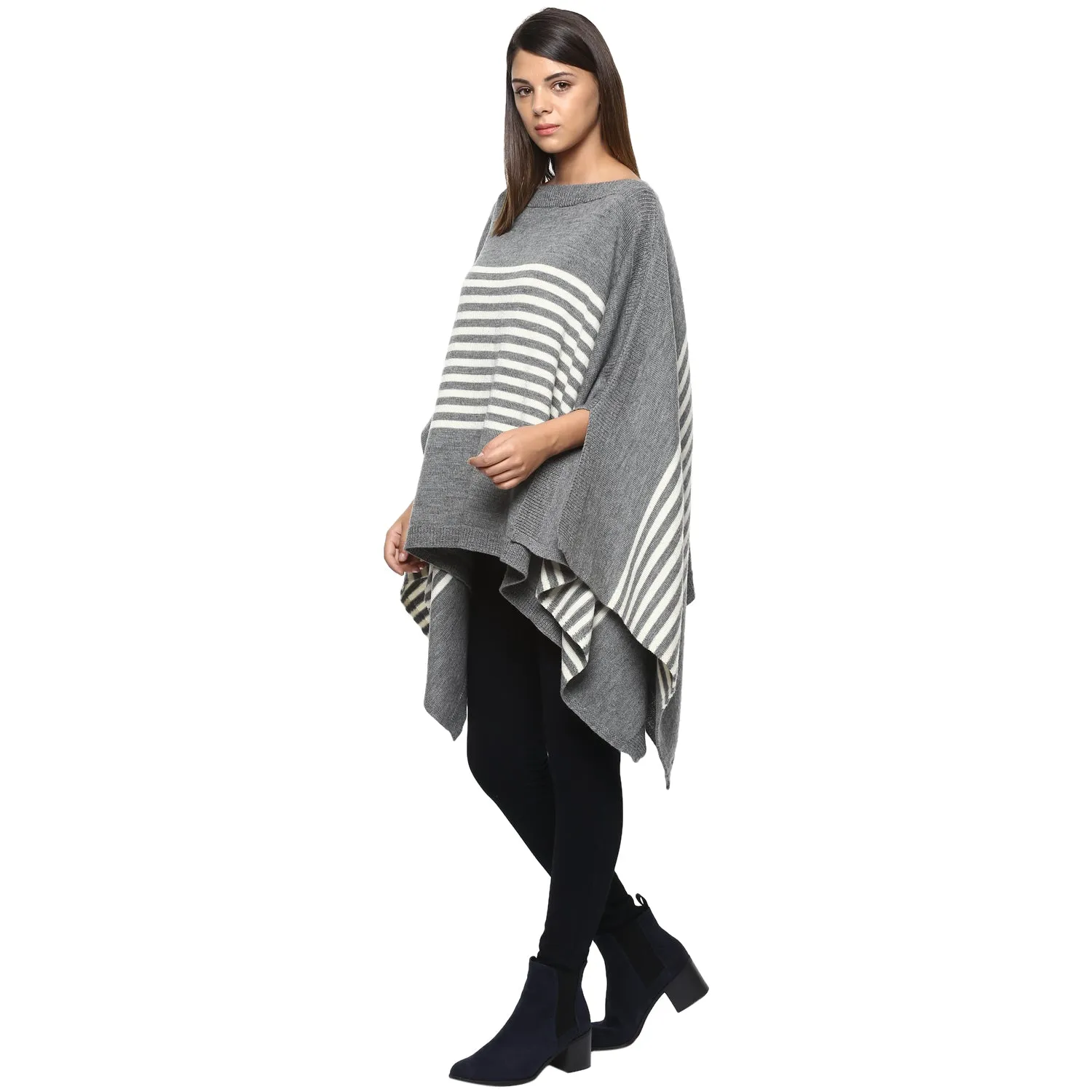 Striped Ruana