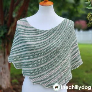 Swaying Palms Shawl: Knitting Pattern PDF
