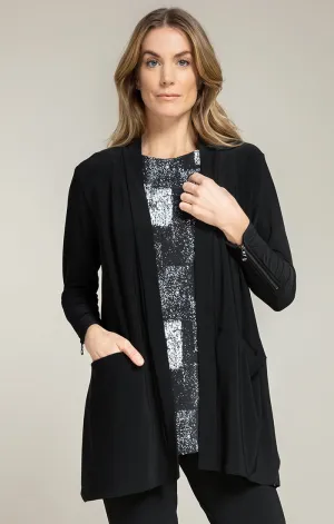 Sympli Zest Zip Back Cardi