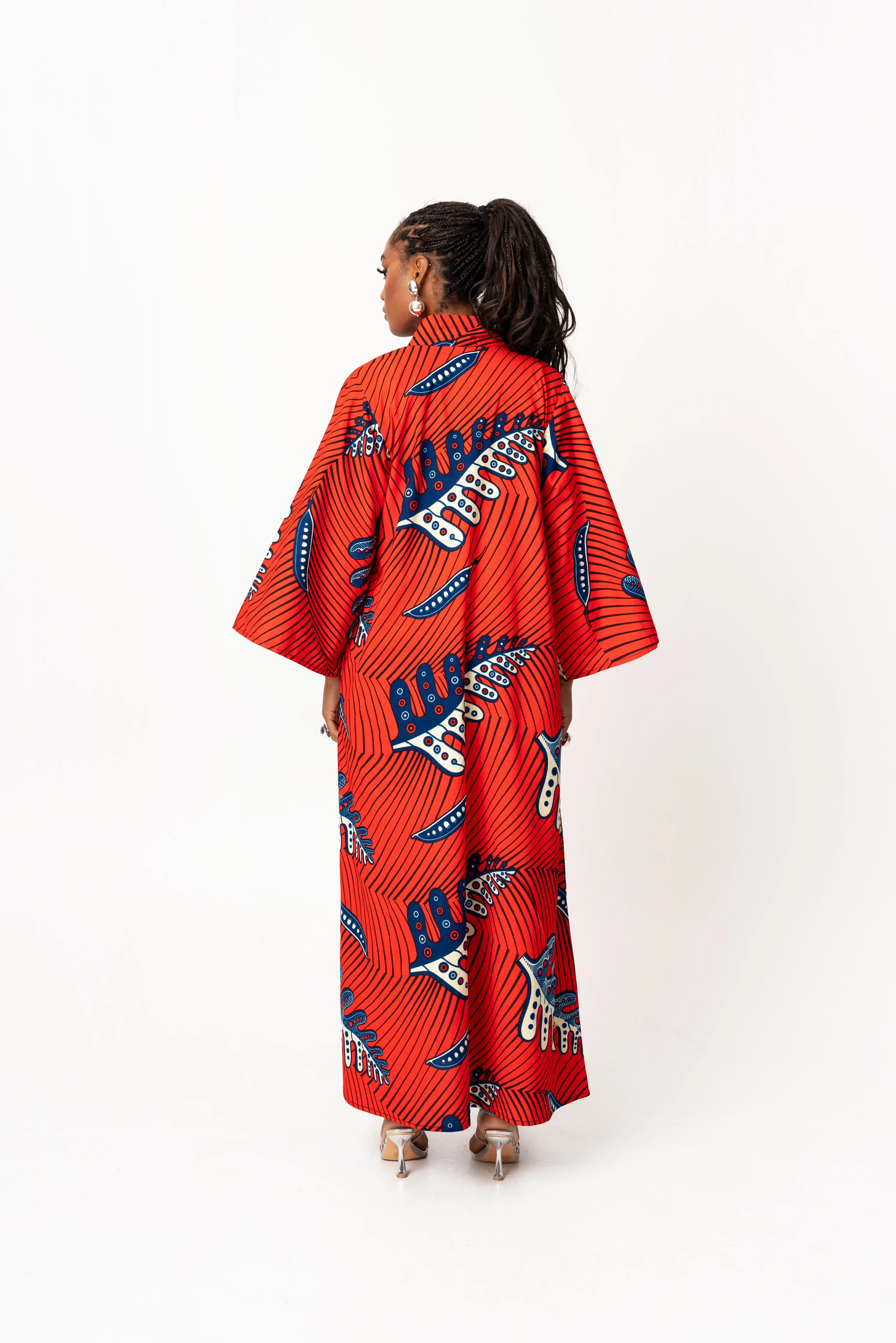 TALIA African Print Kimono