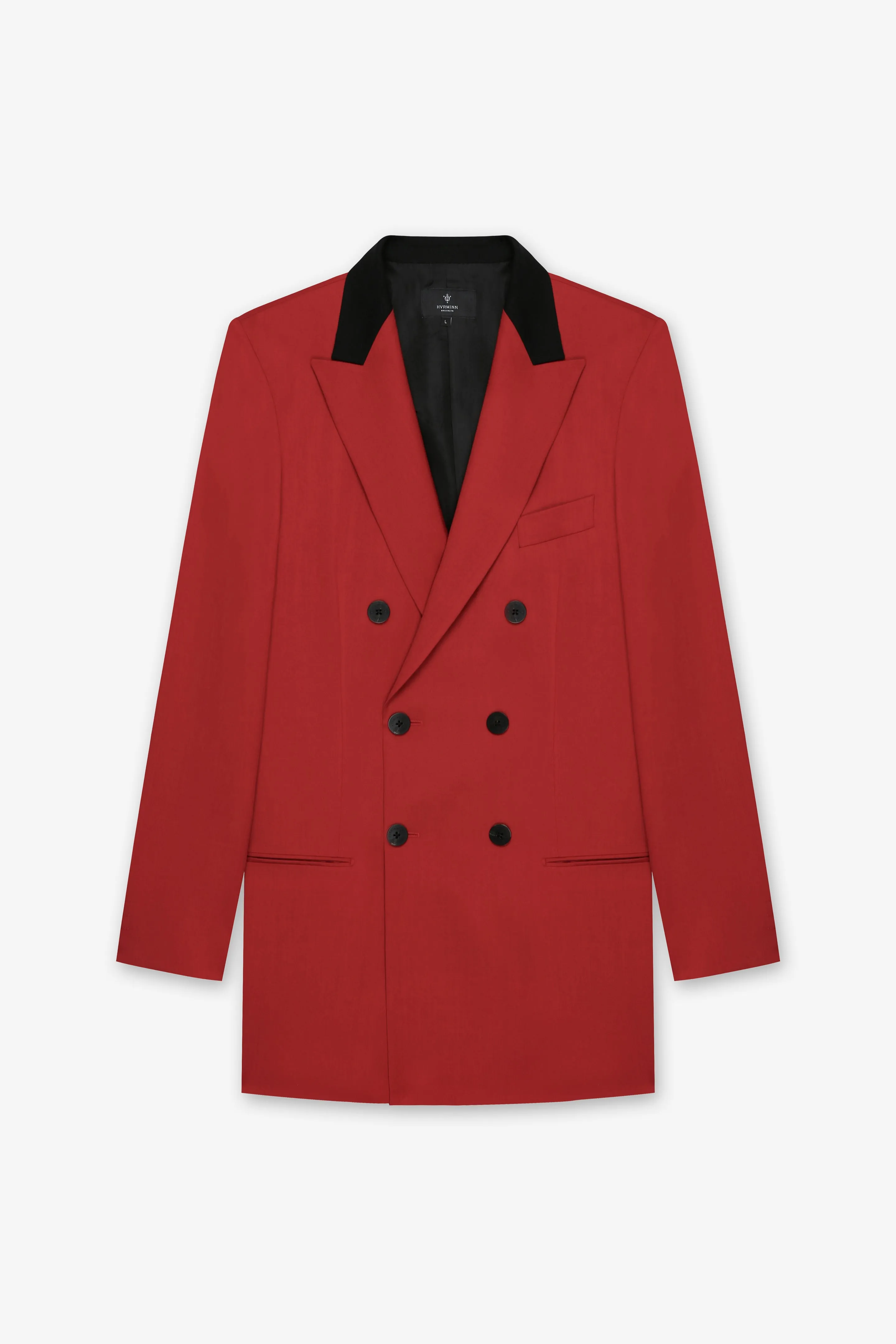 TEDDIE RED CONTRAST BLAZER