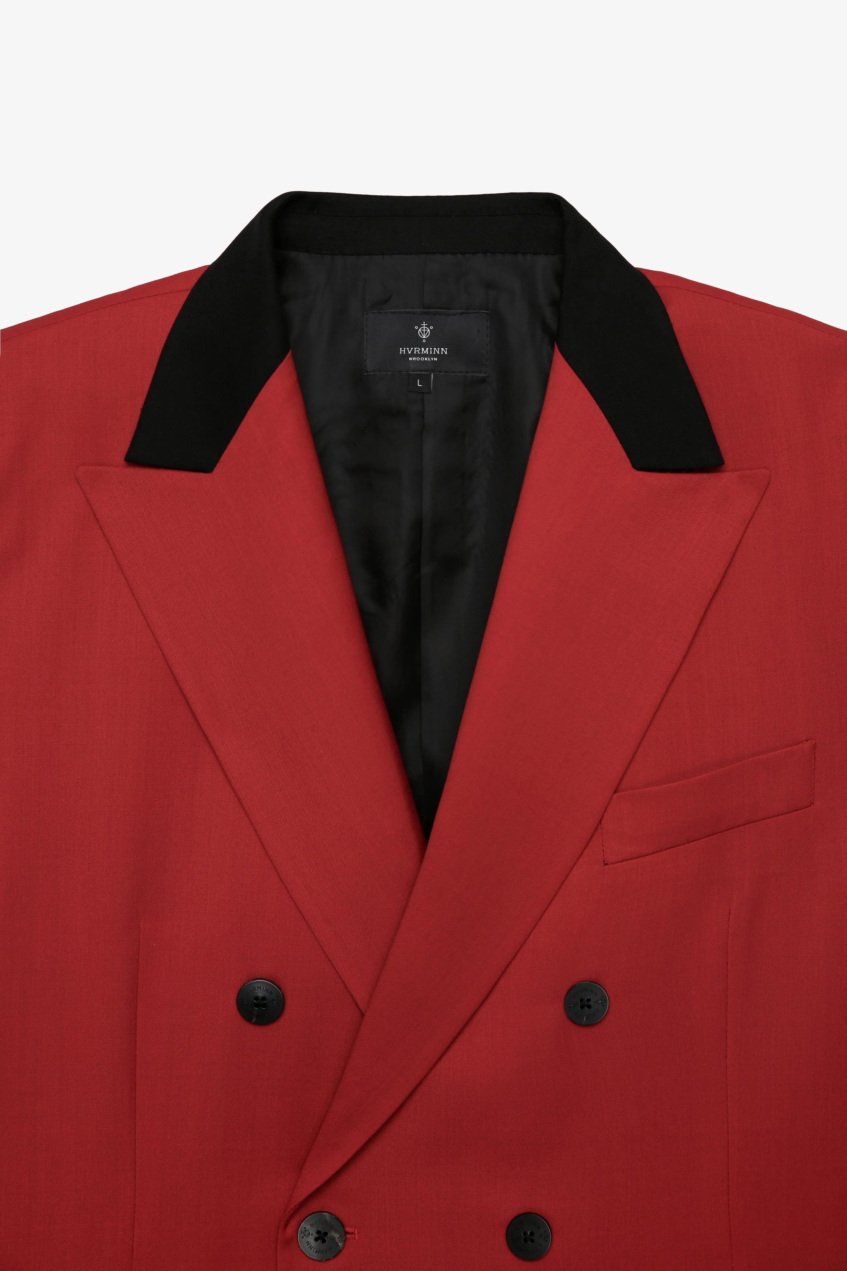TEDDIE RED CONTRAST BLAZER