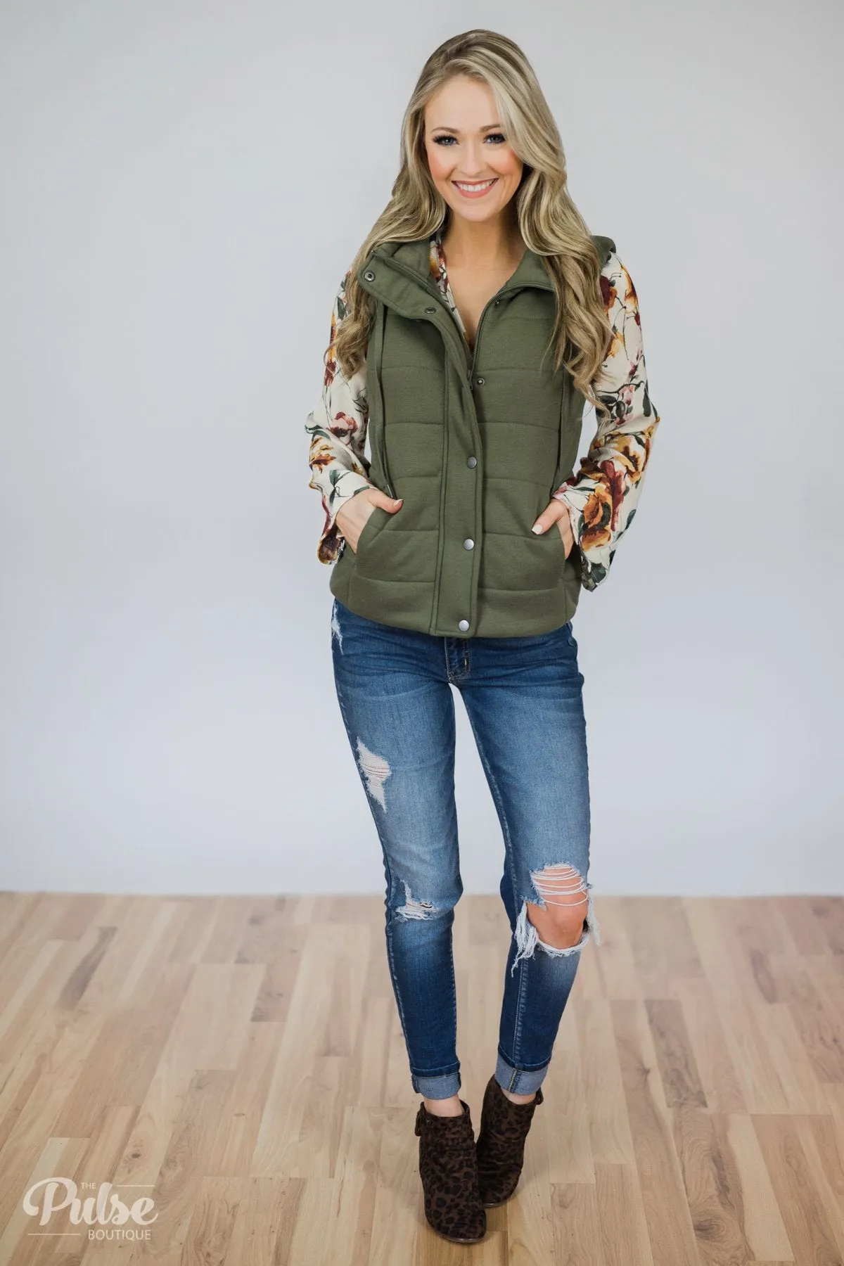 That's A Wrap Floral Top- Ivory