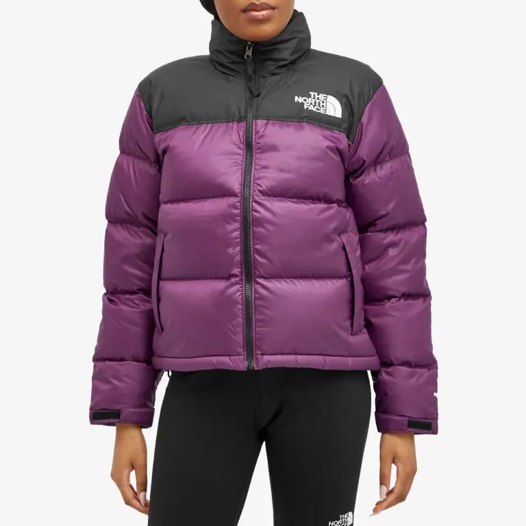 The North Face Women's 1996 Retro Nuptse Jacket Black Currant Purple