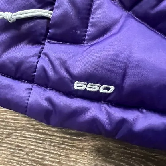 The North Face Women's Aconcagua 550 Fill Down Vest Sz XS Purple Warm Puffer