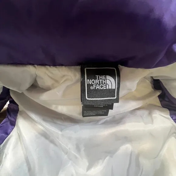The North Face Women's Aconcagua 550 Fill Down Vest Sz XS Purple Warm Puffer