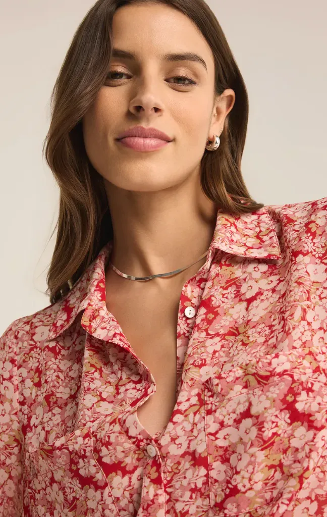 The Vivienne Floral Print Top