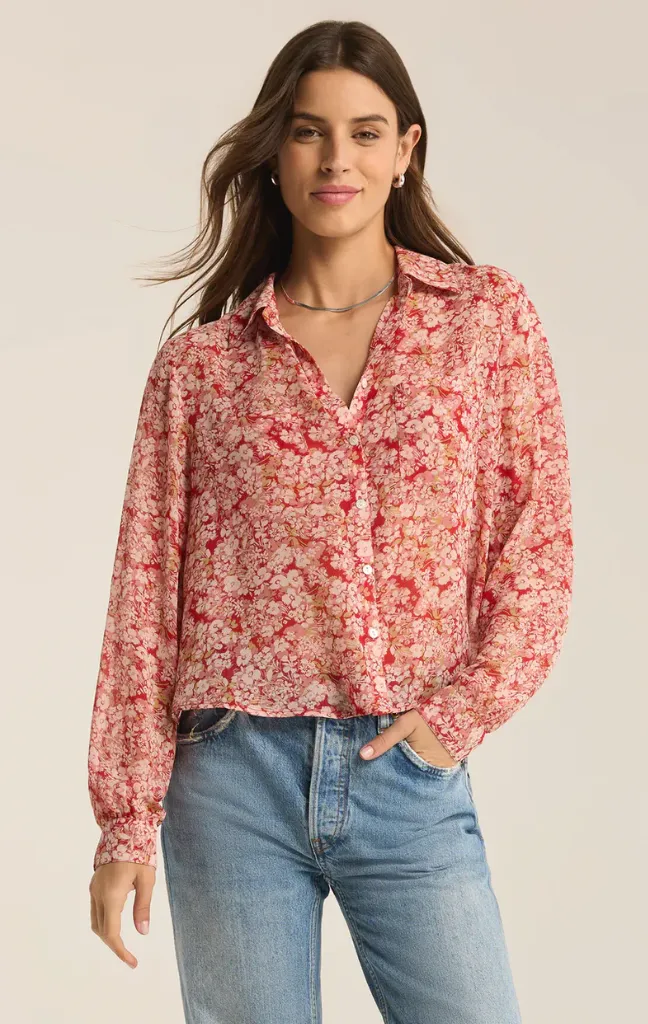 The Vivienne Floral Print Top