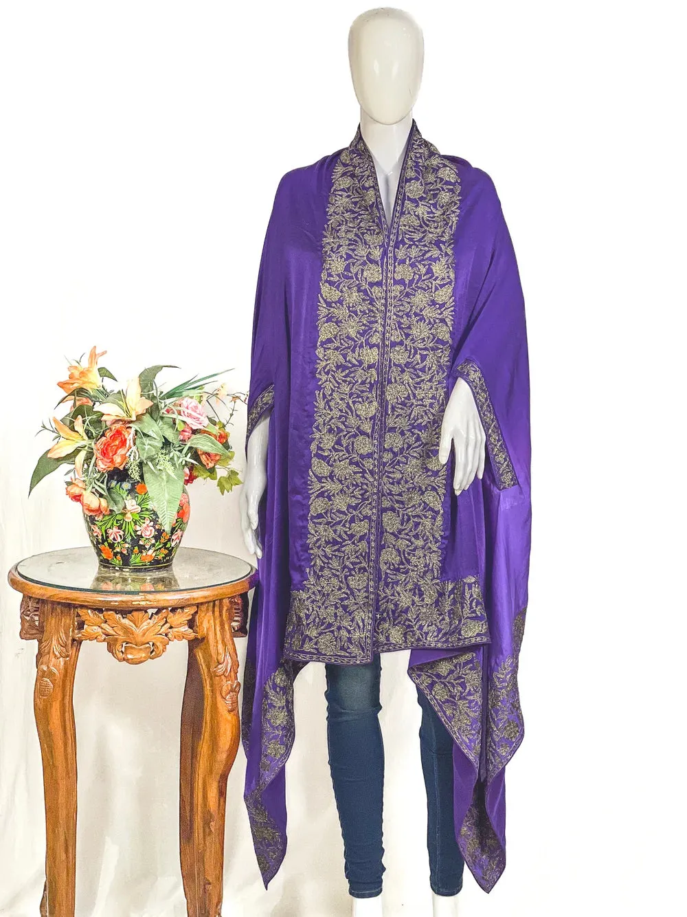 Thread Ombre Helpful Zari Pure with Cape Satin Work Trusted by customers