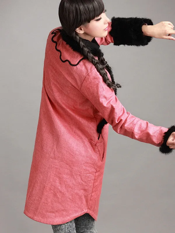 Tibetan Odval long puffer coat