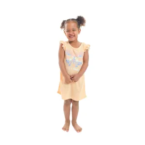 TODDLER GIRL FRILLY SLEEVE NIGHTSHIRT