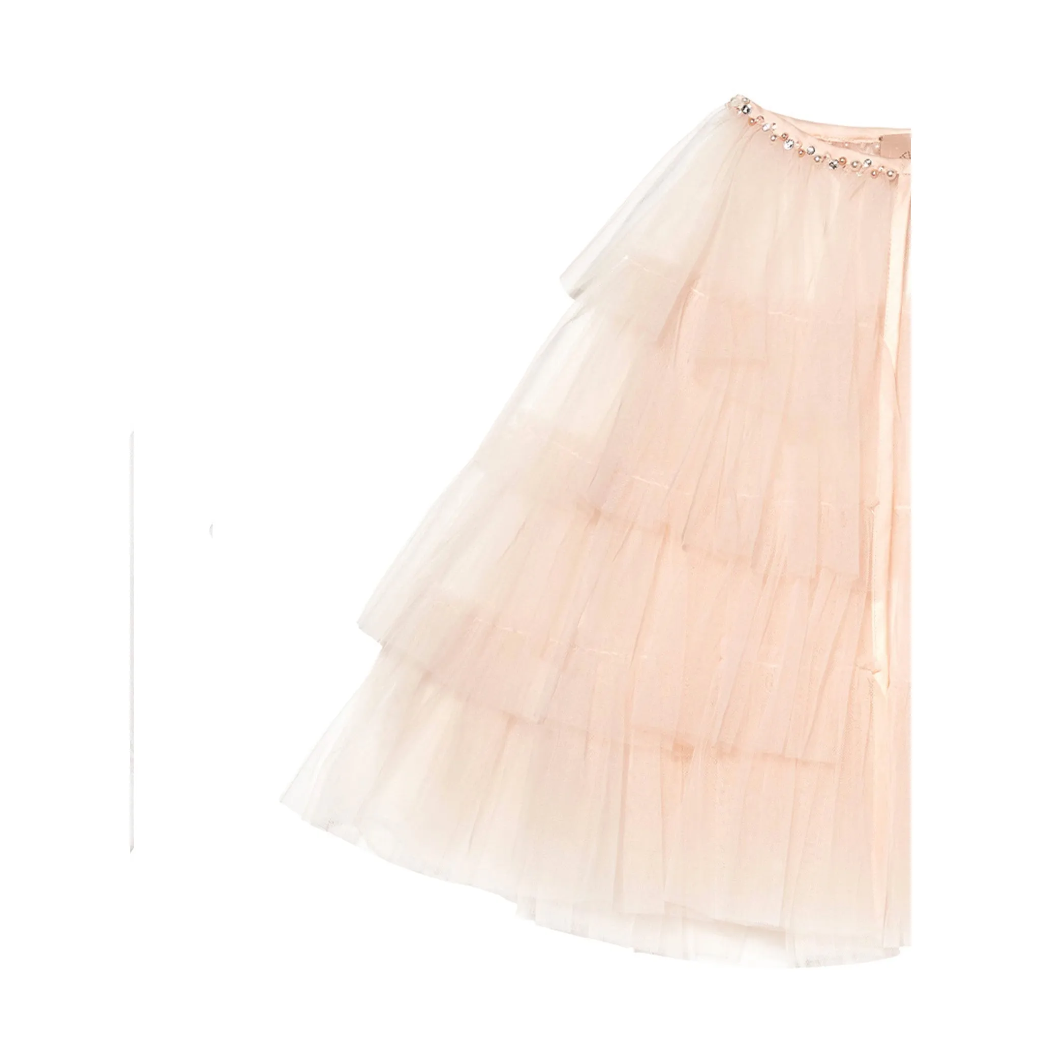 Tutu du Monde Songbird Tulle Cape Peach Cake