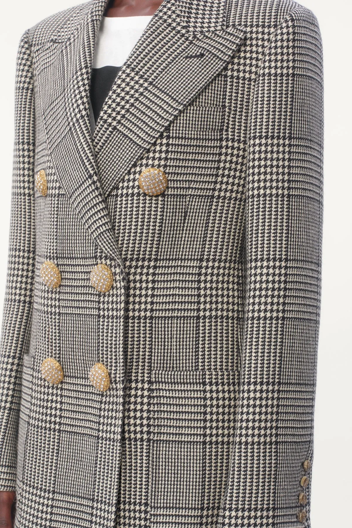 VALENTINO | HOUNDSTOOTH WOOL BLAZER JACKET