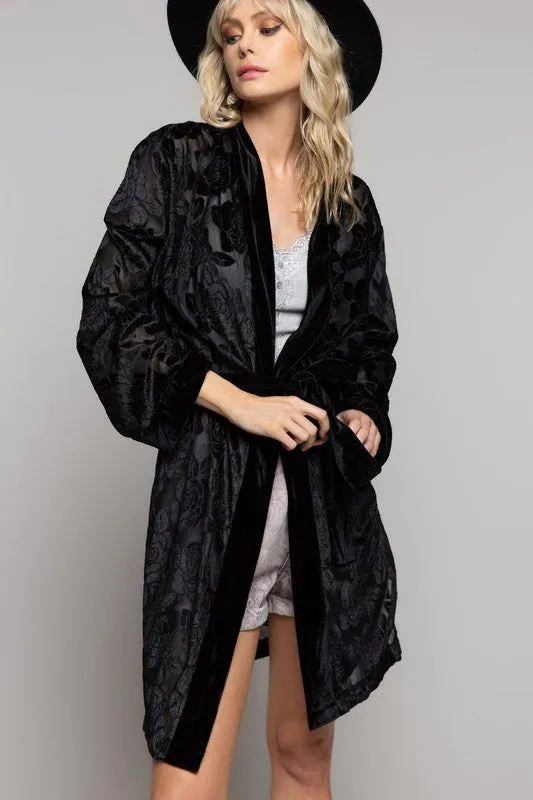VELVET UNDERGROUND FLORAL KIMONO