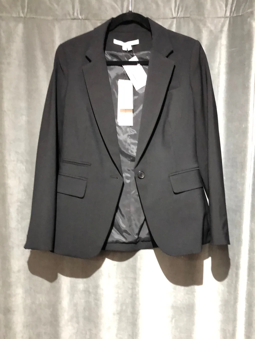 Veronica Beard Black Single Button Blazer