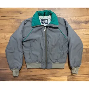 Vintage 80s North Face Quilted Puffer Down Jacket Size 12 Made in USA