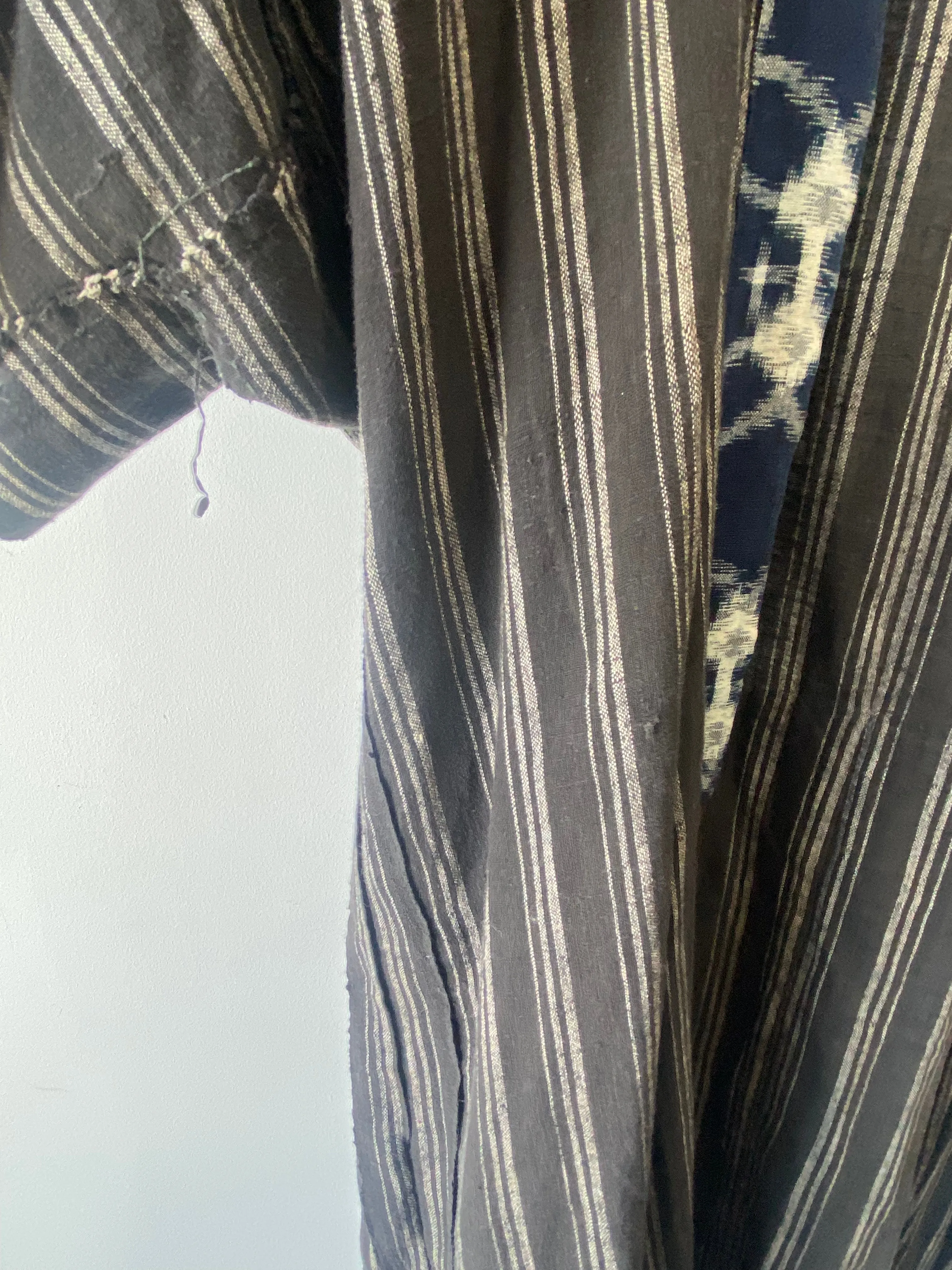 Vintage Navy & Black Embroidered Kimono