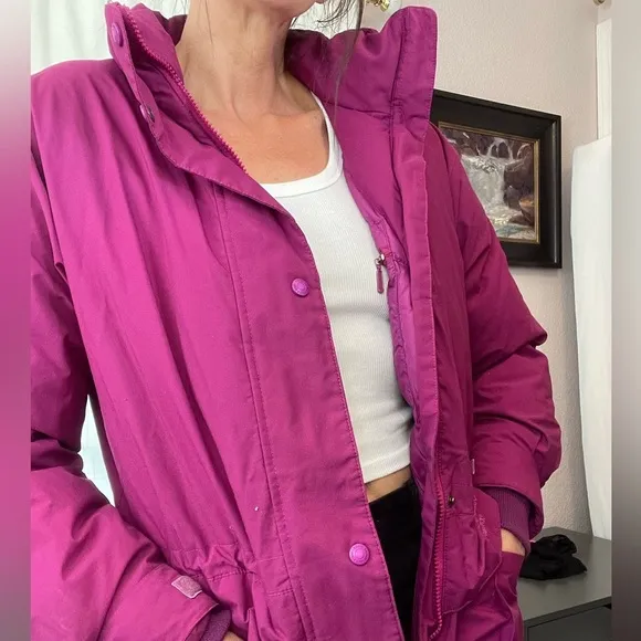 Vtg Eddie Bauer Puffer Coat Size S