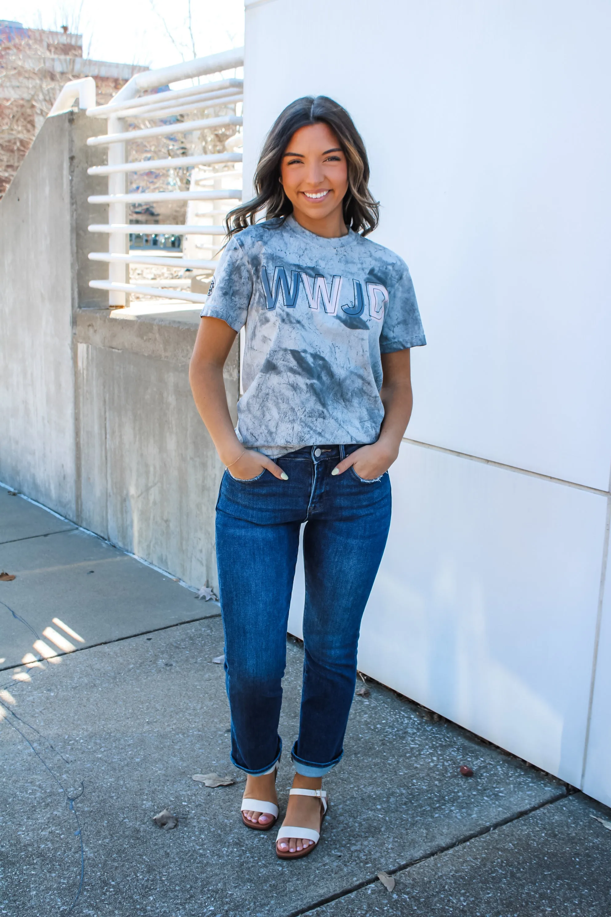 What Would Jesus Do Graphic Tee • Cement