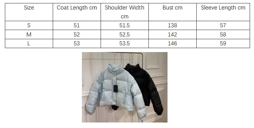White Duck Down Filling Women Jackets