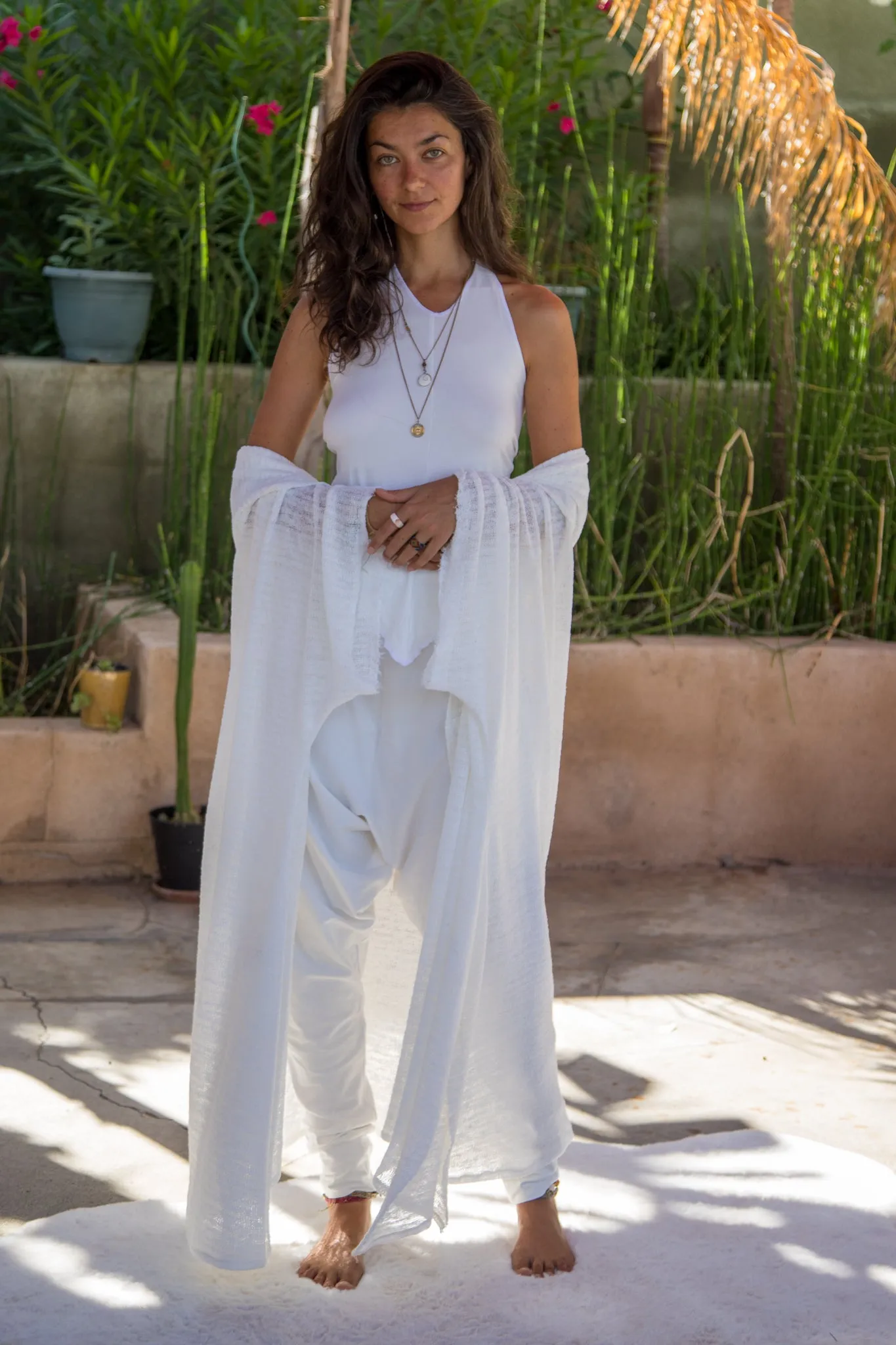 White Sage | Hooded Kimono