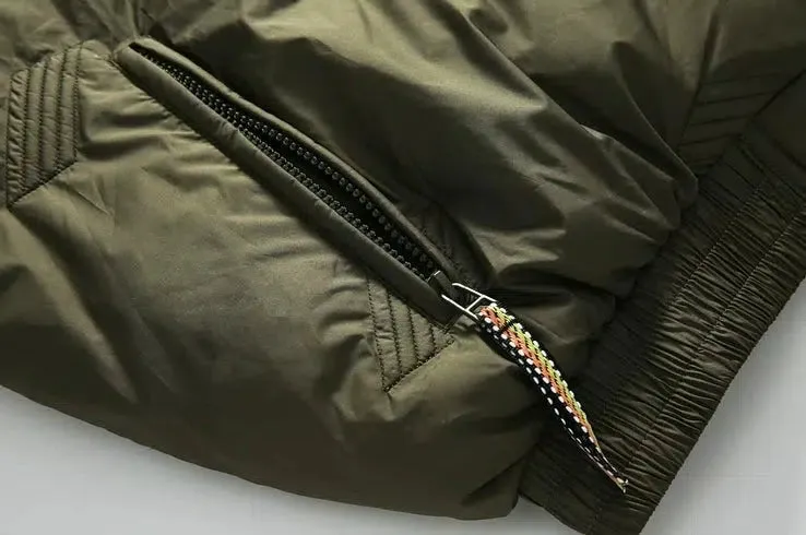 Windproof Cotton-filled Down Jacket