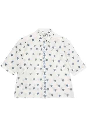 Winn Indigo Heart Shirt