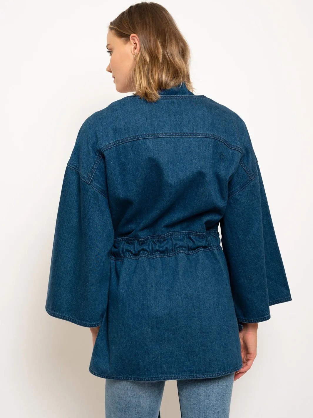 WOMEN'S KIMONO DENIM JACKET