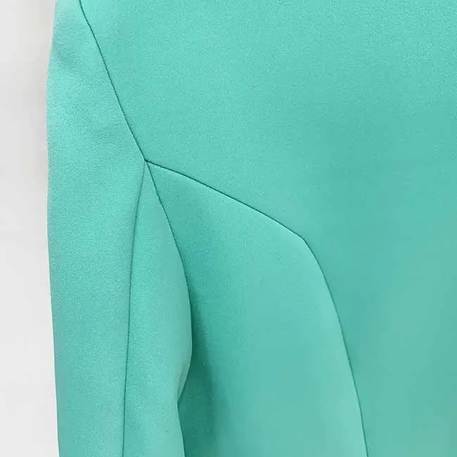Women's One Button Blazer Dress Back Zip Up Long Sleeve V Neck Bodycon Cocktail Dress
